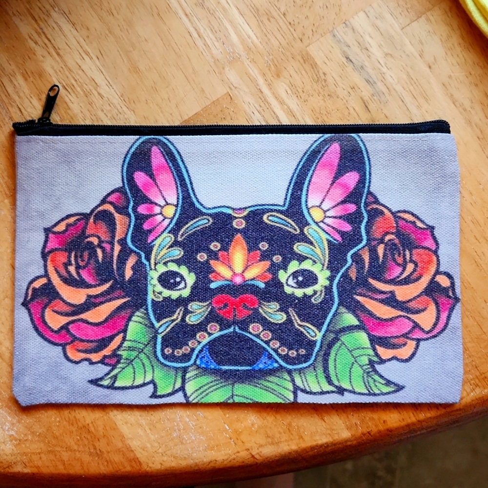 French bulldogs day of dead bag